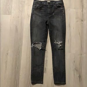 Citizens of humanity vintage black ripped jeans 29